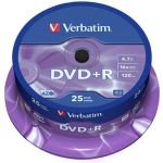 Verbatim 16x DVD+R Discs - 25 Pack Spindle