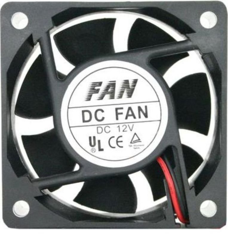 60mm Internal Cooling Fan In Black - 4pin Molex Connection