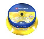Verbatim 4x DVD+RW Discs - 25 Pack Spindle