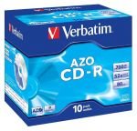 Verbatim AZO Crystal 52x CD-R Discs - 10 Pack
