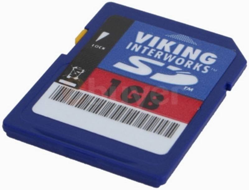 Viking 1GB Secure Digital Card Read 66X, Write 26X