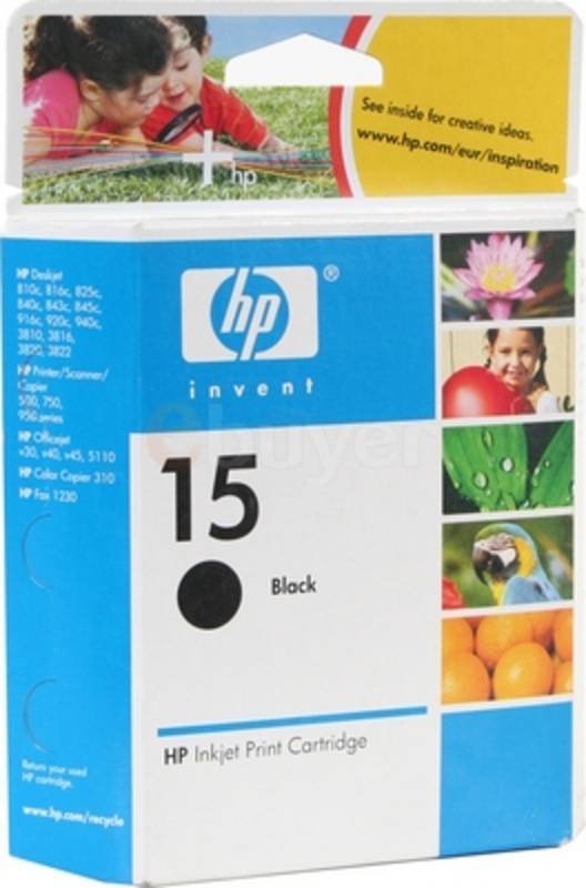 HP 15 25ml Black Ink Cartridge 495 Pages  Ebuyer