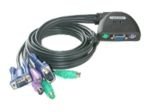 Aten 2 Port Ps2 KVM Cable Integrated Switch