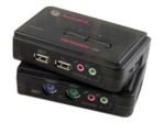 Avocent 2 Port Usb Switch With Audio 2 X Cable Sets Included
