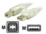 Startech USB Device Cable (Transparent) 3m /10ft
