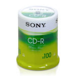 Sony 52x CD-R Discs - 100 Pack Spindle