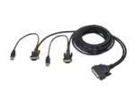 Belkin OmniView Dual-Port USB KVM Cable 3.6m