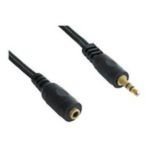 Newlink 3.5mm Stereo Extension Cable (Black) 1.5m