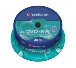 Verbatim 4x DVD-RW Discs - 25 Pack Spindle