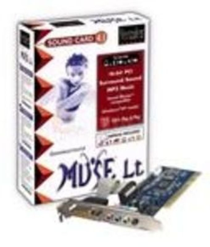 Hercules Muse Lt 16 bit PCI Surround Sound 2.1 or 4.1 Speaker Game 