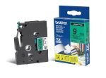 Brother TZe 721 Laminated tape- Black on Green