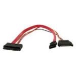 Startech Micro SATA to SATA with SATA Power Adapter Cable 0.3m