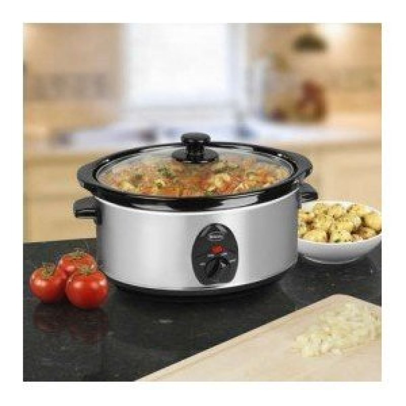 Swan SF17020N 3.5 Litre S/S Slow Cooker  Ebuyer