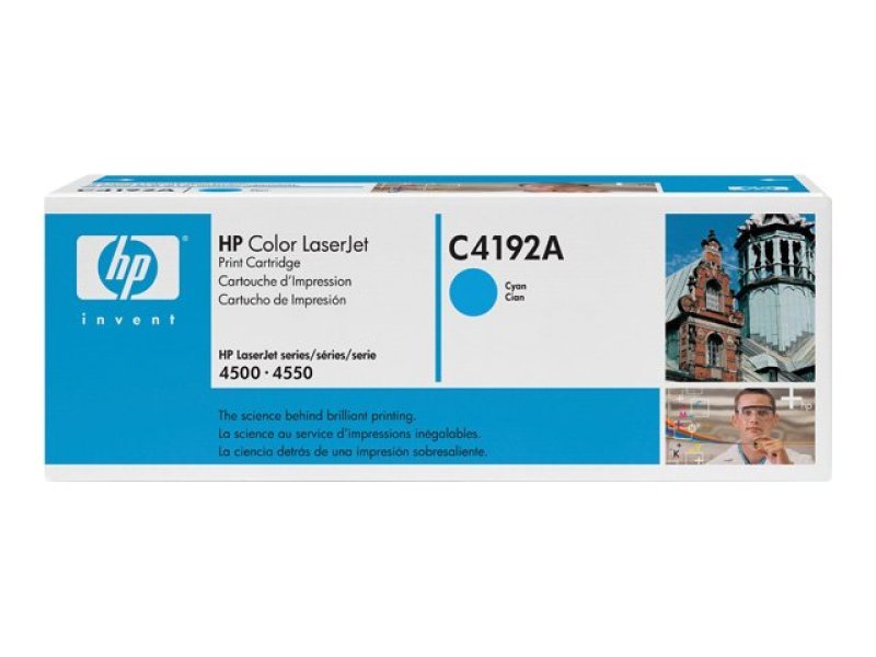 HP C4192A Cyan Toner Cartridge 6000 Pages