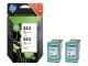 HP 344 Multi-pack 2x Tri-Colour Original Ink Cartridge - Standard Yield 560 Pages - C9505EE