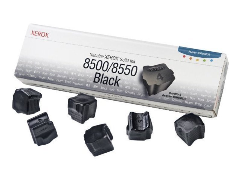Xerox - Solid inks - 6 x black - 6000 pages