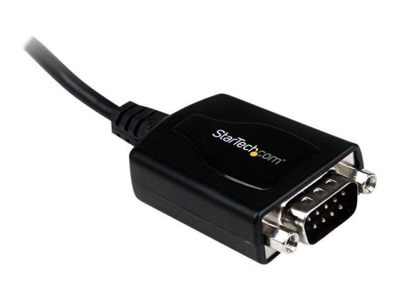 StarTech.com 1 Port Professional USB to Serial Adapter Cable with COM ...