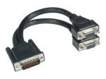 C2G, LFH-59 Male to 2 VGA Female Cable