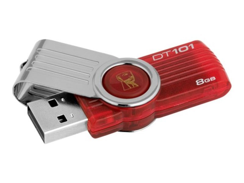 Kingston 8GB DataTraveler 101 G2 Red USB Flash Drive