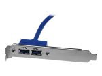 StarTech.com 2 PORT USB 3.0 A FEMALE SLOT - PLATE ADAPTER UK