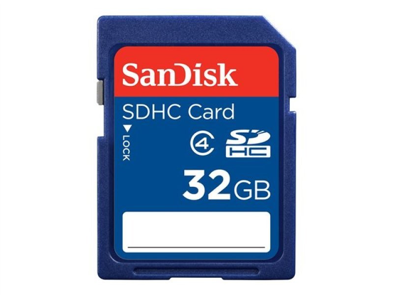 Sandisk 32GB SDHC Class 4 Card