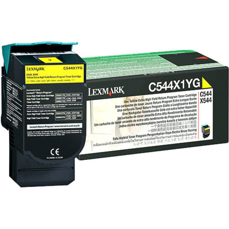 Lexmark Extra High Yield Yellow Toner cartridge