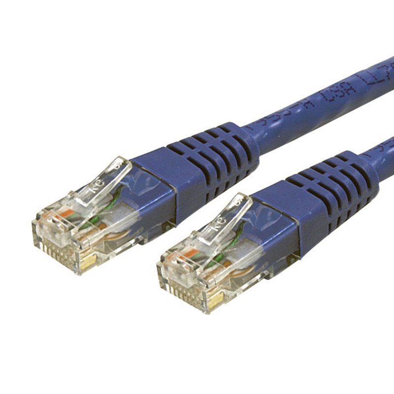 Startech Cat 6 Blue Molded Rj45 Utp Gigabit Cat6 Patch Cable - Patch ...