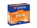 Verbatim 16X 4.7GB AdvAzo DVD-R - 5 Pack Jewel Case