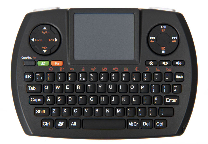 Xenta Wireless Mini Keyboard with Touchpad and Multimedia Keys - USB
