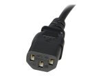 6FT 14 AWG COMPUTER POWER CORD - EXTENSION - C14 TO C13 UK