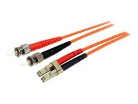 2m Multimode 62.5/125 Duplex Fiber Patch Cable LC - ST