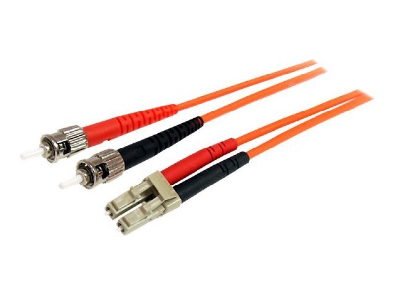 2m Multimode 62.5/125 Duplex Fiber Patch Cable LC - ST