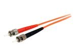 1m Multimode 62.5/125 Duplex Fiber Patch Cable LC - ST