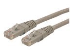 15m Cat 6 Gray Molded RJ45 UTP Gigabit Cat6 Patch Cable - 15 m Patch Cord