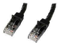 3m Black Gigabit Snagless RJ45 UTP Cat6 Patch Cable - 3 m Patch Cord