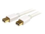 3m White Mini DisplayPort Cable - M/M