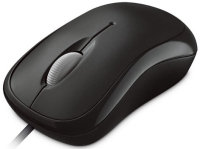 Microsoft Basic USB-A Optical Mouse, Black