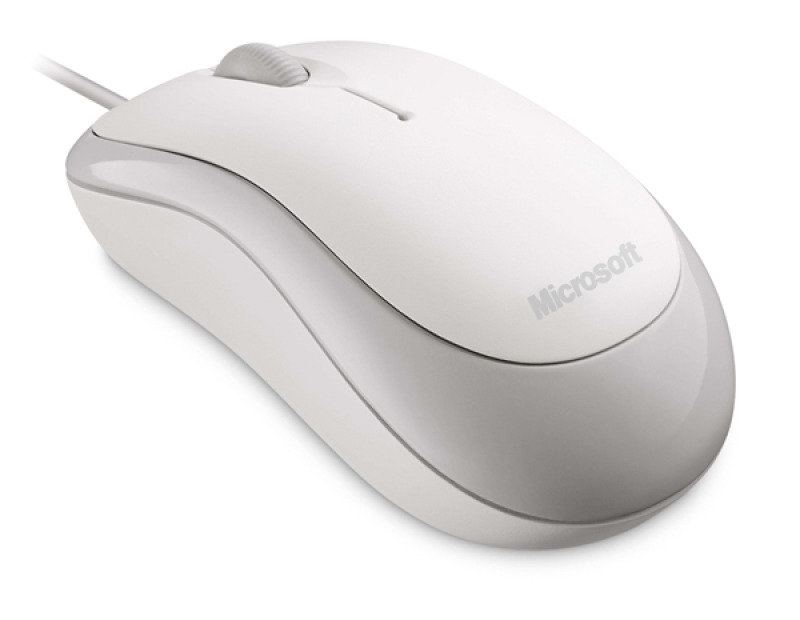Microsoft Basic Optical Mouse-white