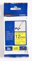 Brother TZe FX631 Flexible tape- Black on yellow