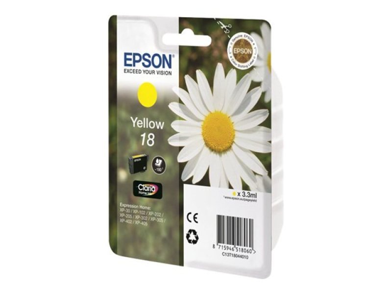 Epson Daisy T1804 Yellow Ink Cartridge