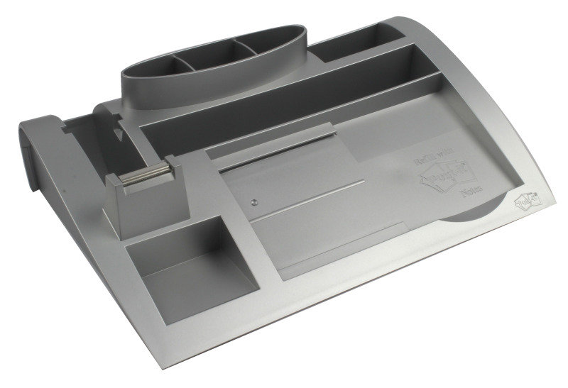 3m Desk Organiser Silver C50 Ebuyer Com
