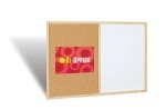 Bi-Office Combi Cork/Dry Wipe Board 600x400m