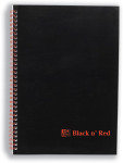 Black N Red Notebook A4 Ruled Feint - 10 Pack