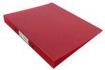 Q CONNECT RING BINDER FROSTED RED