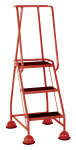 Red 3 Tread Step (Pack of 1)