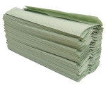 MAXIMA GREEN 1PLY HAND TOWELS GREEN PK20