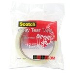 SCOTCH EASY TEAR SGL ROLL EVDAY TAPE CLR
