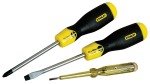 Stanley 3 Piece Cushion Grip Screwdriver Set
