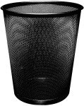 Q-Connect Mesh Waste Basket - Black