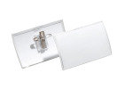 Durable Combi Clip Badge 54x90mm 25 Pack